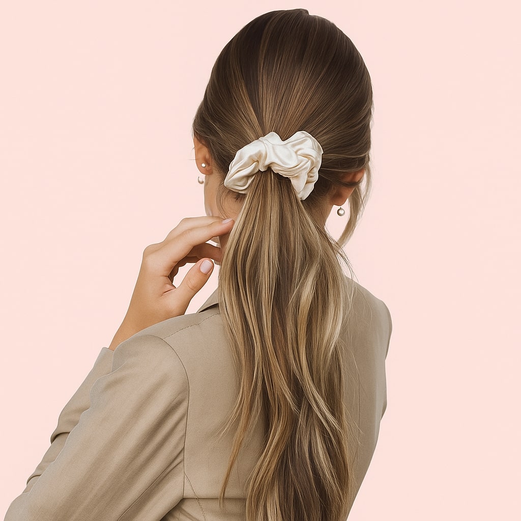 ODYLLA® - 100% PURE SILK SCRUNCHIE