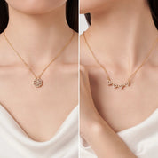 Convertible Heart & Clover Necklace