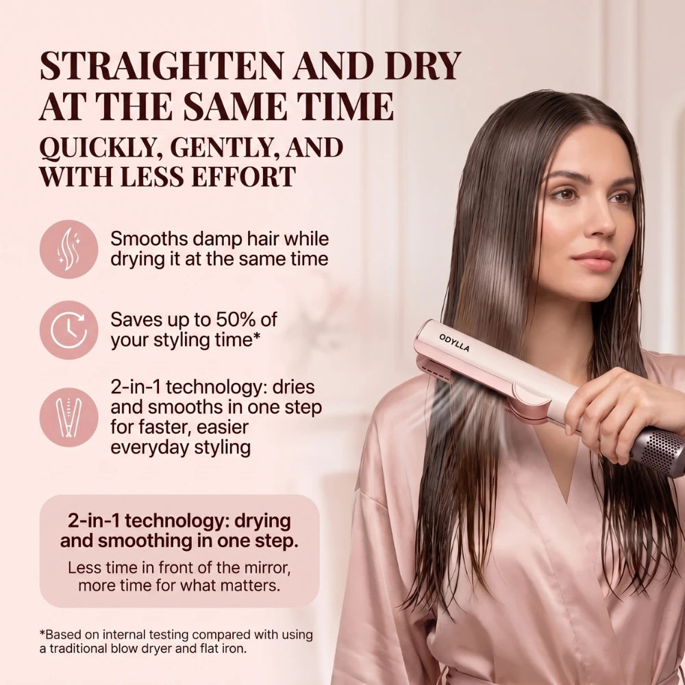 ODYLLA® AIRSTRAIGHT 2-IN-1 | WET-TO-DRY STRAIGHTENER
